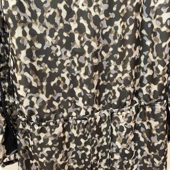 Ikks camouflage leopard dress long sleeve size médium - Picture 8 of 9